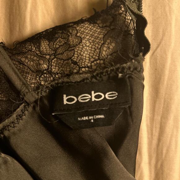 Cut dark greenkhaki bebe romper - Picture 3 of 3